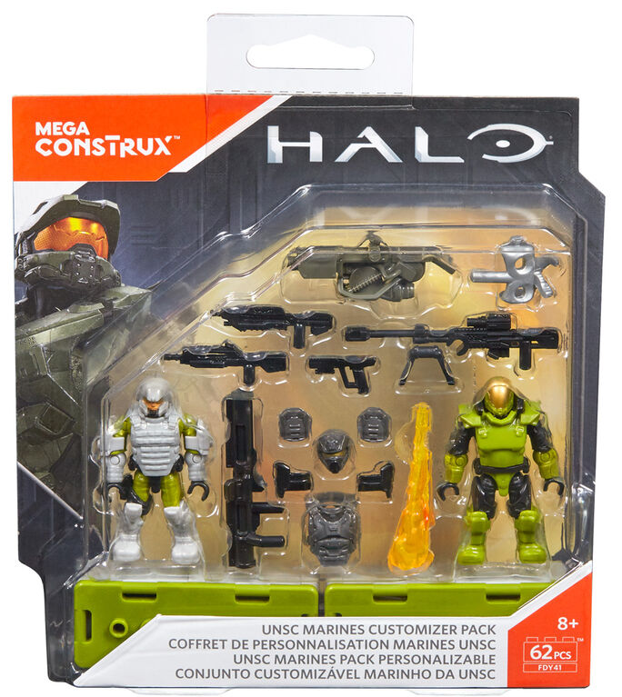 Mega Construx Halo UNSC Marines Customizer Pack
