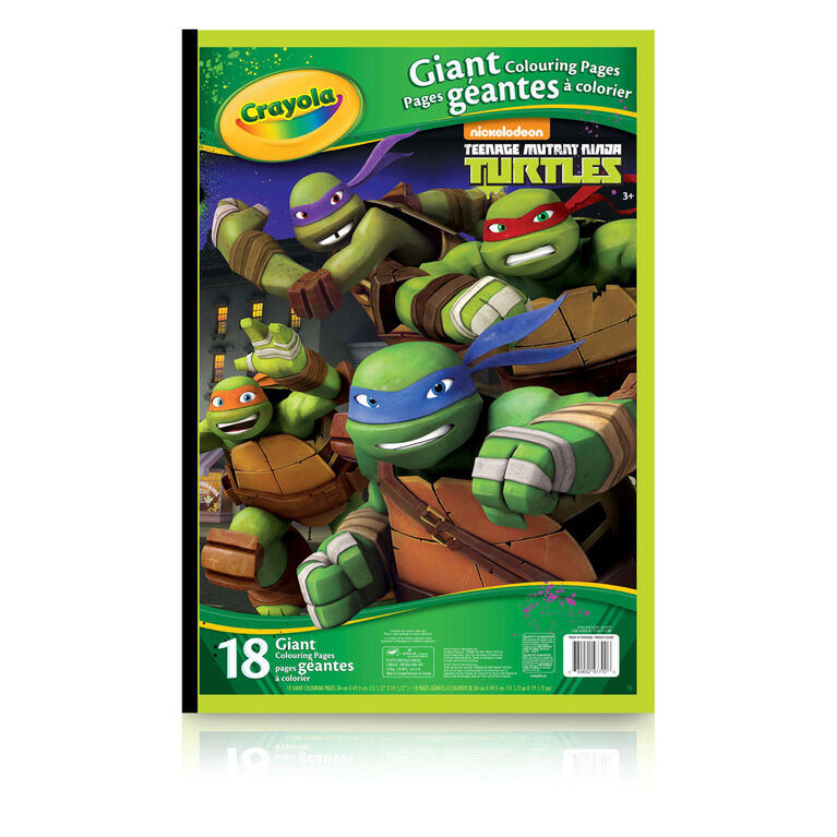 Crayola Giant Colouring Pages, Teenage Mutant Ninja Turtles