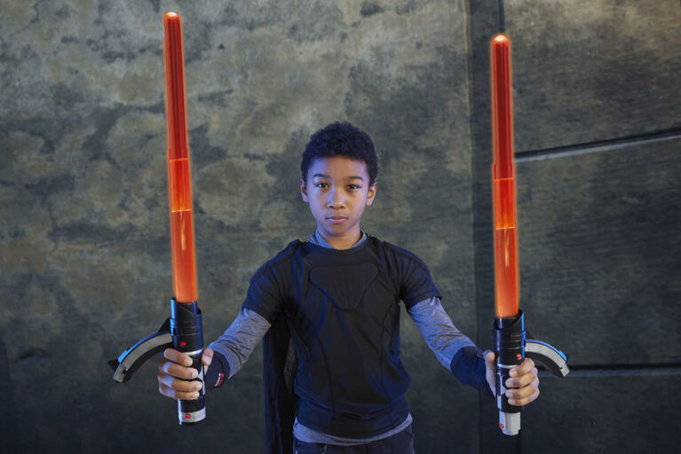 Star Wars Lightsaber Forge Inquisitor Masterworks Set Double-Bladed Electronic Lightsaber