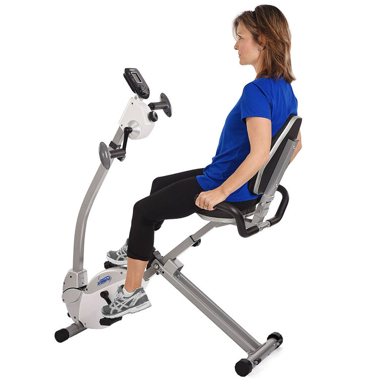 Stamina Products, Recumbent Bike with Upper Body - English Edition