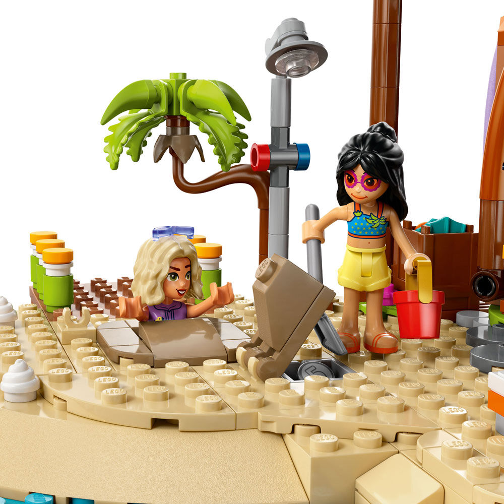 LEGO Friends Family Vacation Beach Resort Pretend Play Building Toy for Girls & Boys, 8+ - 42673