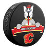 Rondelle avec logo de la mascotte Harvey LNH Flames de Calgary