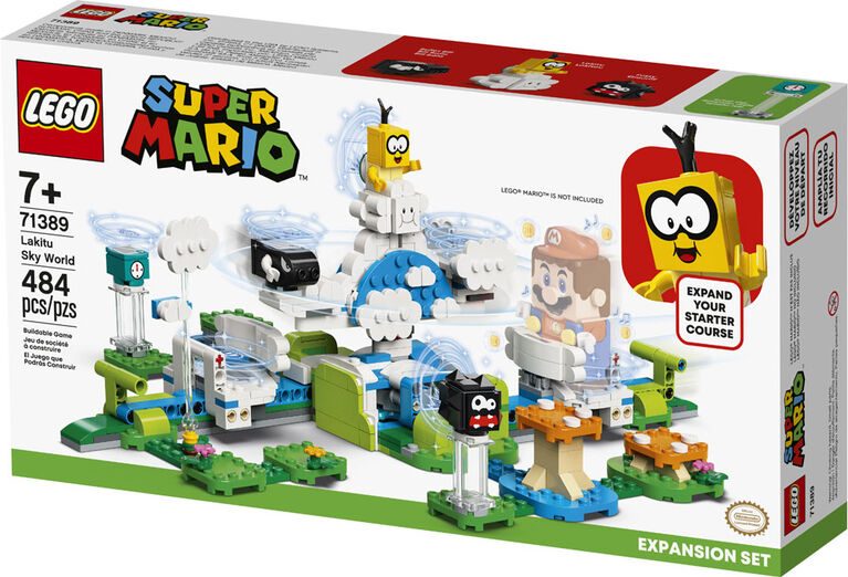 LEGO Super Mario Ensemble d'extension Le ciel de Lakitou 71389 (484 pièces)