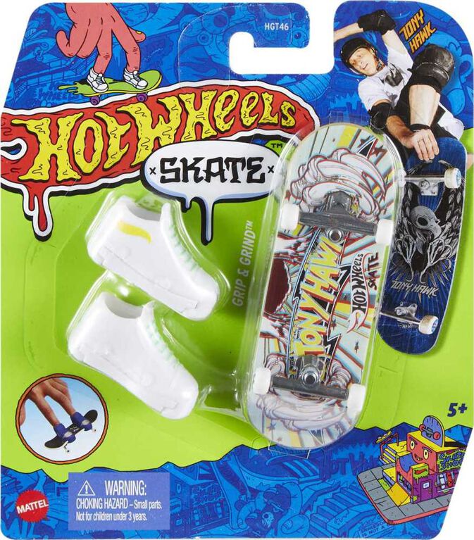 Hot Wheels Skate-Coffret Fingerboard et Chaussures