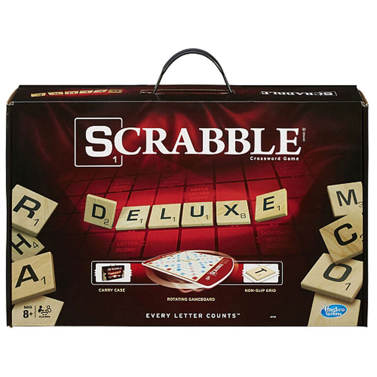 Jeu Scrabble Édition de luxe - Édition anglaise - les motifs peuvent varier