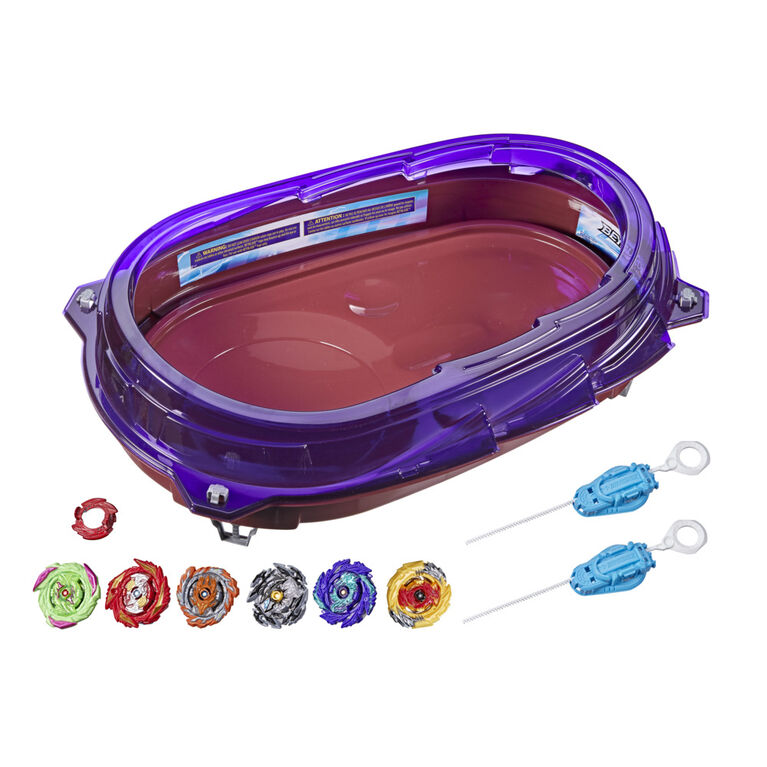 Beyblade Burst Surge Speedstorm Slayer Showdown Battle Set - R Exclusive