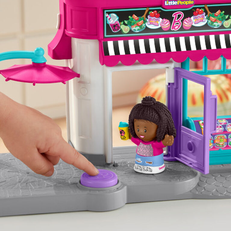 Fisher-Price - Barbie - Café Aventures en ville et taxi par Little People