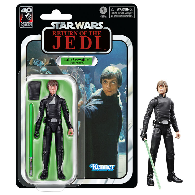 Star Wars The Black Series Luke Skywalker (Jedi Knight), Star Wars: Return of the Jedi 40th Ann 6-Inch Action Figures