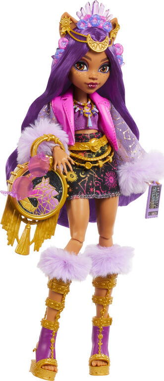 Monster High Monster Fest Clawdeen Wolf Fashion Doll with Festival Outfit, Band Poster and Accessories