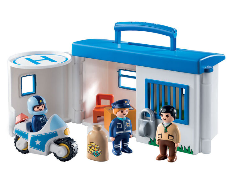 Playmobil - Wiltopia - Commissariat de police transportable