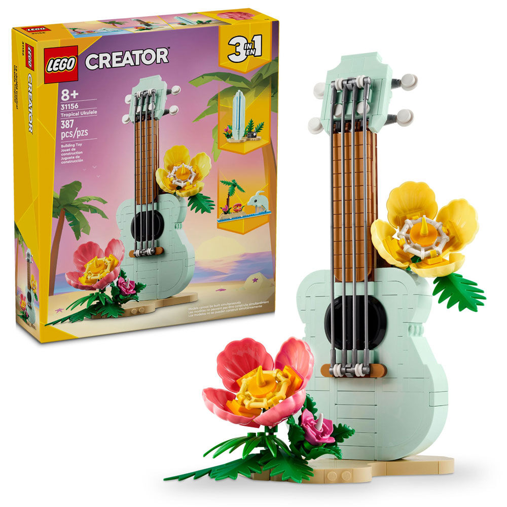 LEGO Creator 3 in 1 Tropical Ukulele Set 31156 Toys R Us Canada