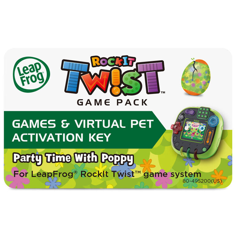 LeapFrog RockIt Twist Game Pack Trolls Party Time With Poppy - English Edition
