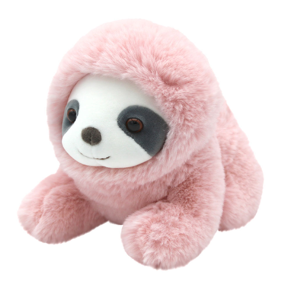 peluche paresseux rose