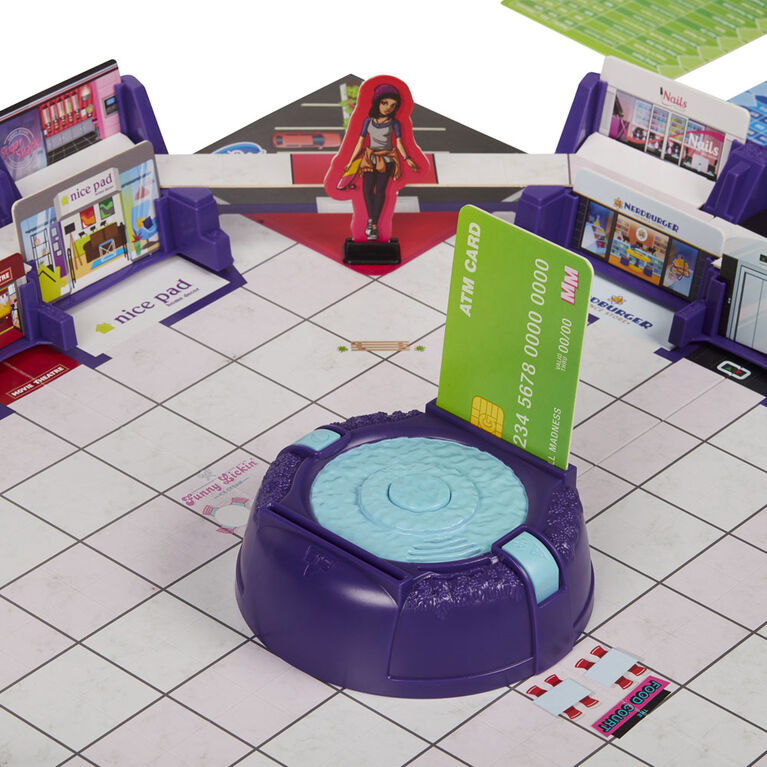 Mall Madness Game, Talking Electronic Shopping Spree Board Game - English Edition - R Exclusive