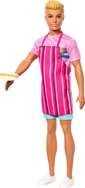 Barbie Mysteries: Beach Detectives Ken Doll in Signature Outfit with Storytelling Accessories
