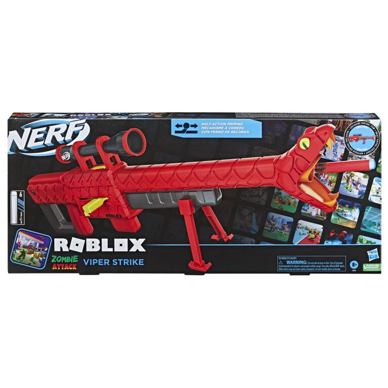Blaster à fléchettes Nerf Roblox Zombie Attack: Viper Strike