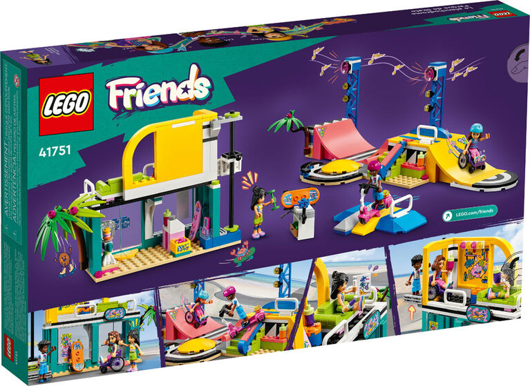 LEGO Friends Skate Park 41751 Building Toy Set (431 Pieces)