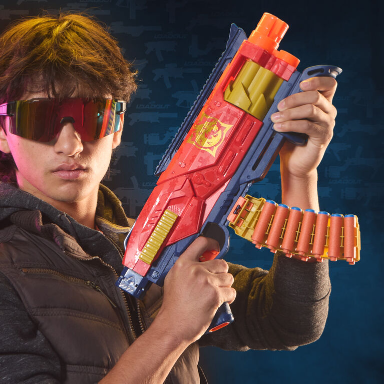 Nerf Loadout Shadowspeed Recon, blaster et 14 fléchettes N1
