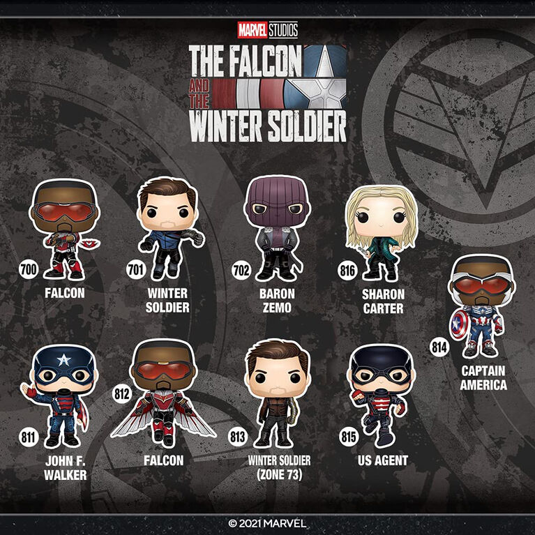 Funko POP! Marvel: Falcon and The Winter Soldier - Captain America