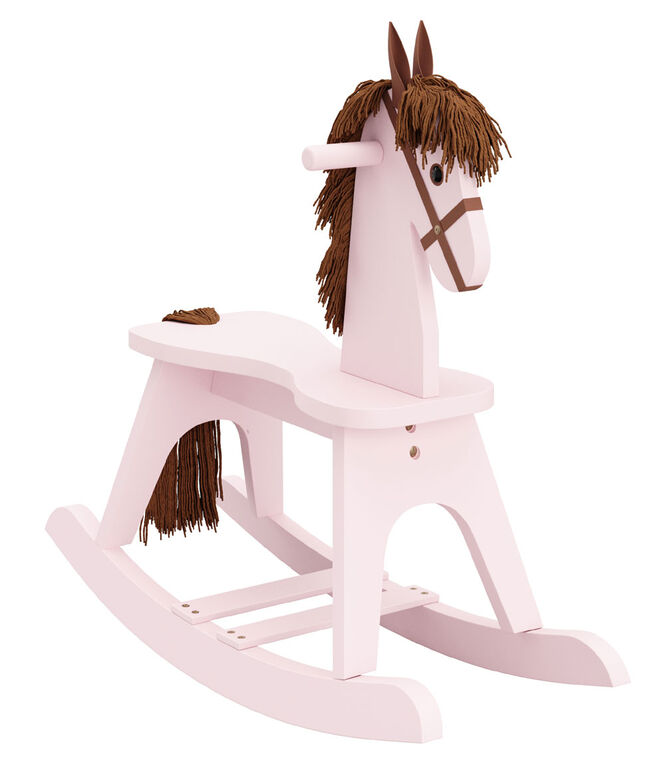 Storkcraft Wooden Rocking Horse - Primrose Pink