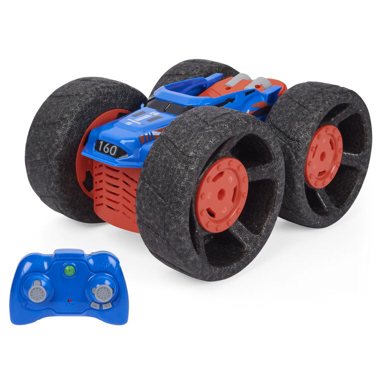 Air Hogs Super Soft, Jump Fury avec roues zéro dégâts, voiture radiocommandée pour sauts extrêmes, échelle 1:15