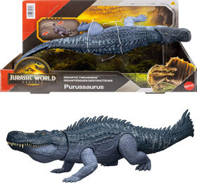 Jurassic World Rebirth Gigantic Thrashers Purussaurus Dinosaur Figure
