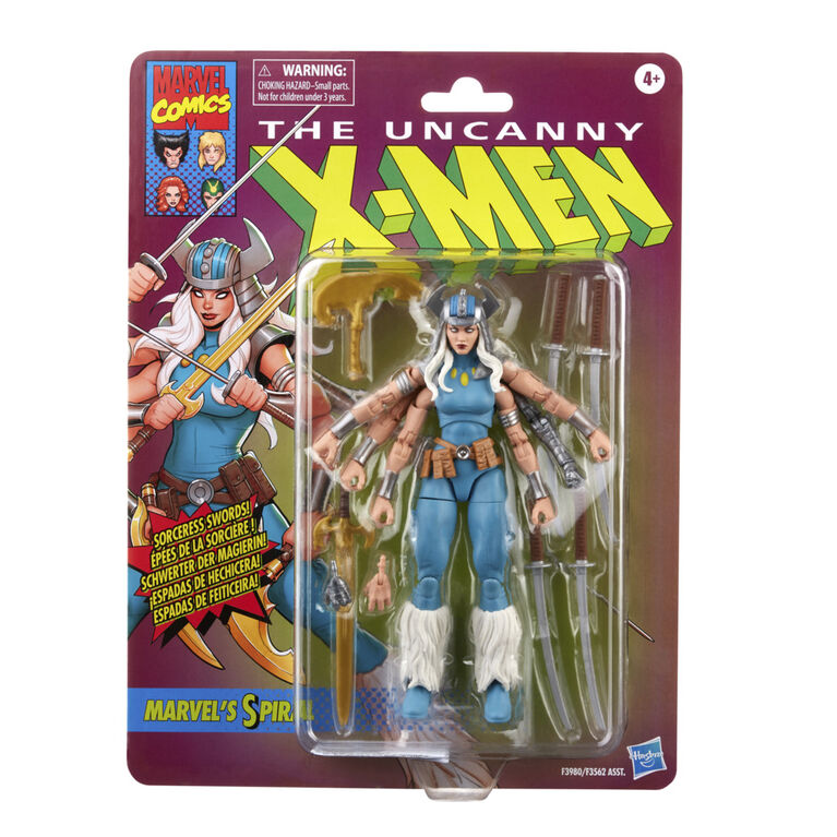 Marvel Legends Series X-Men Classic Marvel's Spiral 6-inch Action Figure Toy, 8 Accessories