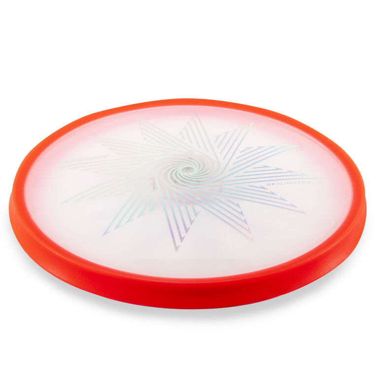 Aerobie Skylighter Disc - 12 Inch LED Light Up Flying Disc - Red