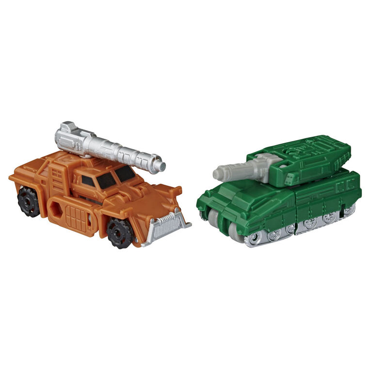 Transformers Generations War for Cybertron : Earthrise, 2 figurines Micromaster Patrouille militaire WFC-E4