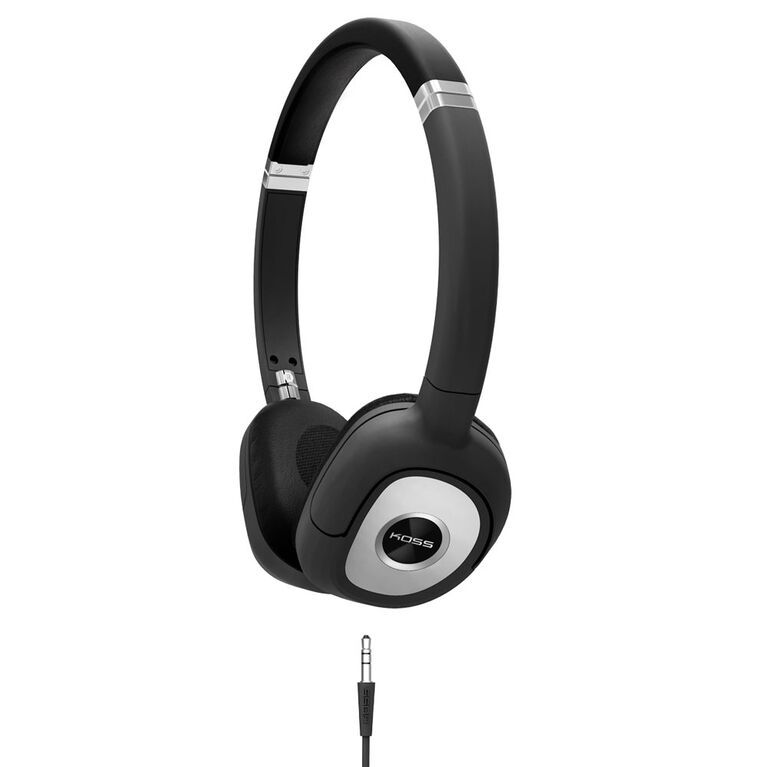 Koss Headphones SP330 Portable Stéréo Dynamique Noir Argent