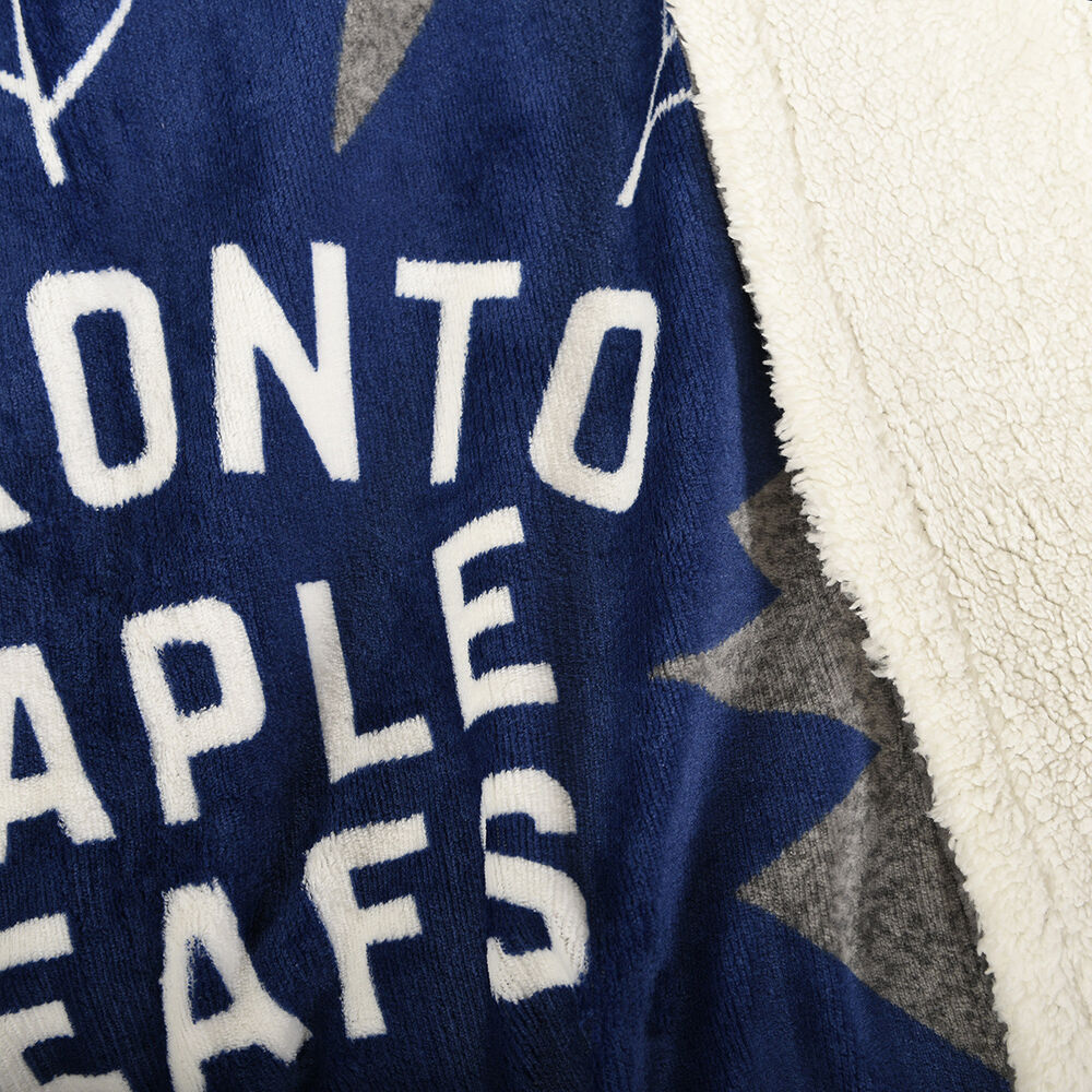 NHL Toronto Maple Leafs Superlux Sherpa Throw, 50" x 60"