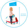 Chillafish Trackie, Rocker, Walker, Ride-On & Play Train All in One, Blue & Red