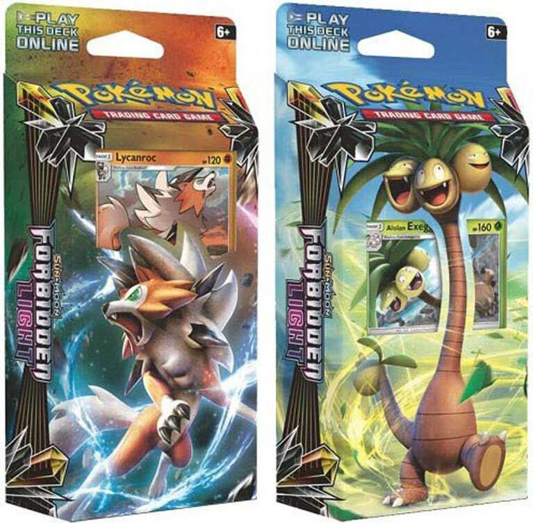 Pokemon Sun Moon Forbidden Light Theme Deck Lycanroc Dusk Alolan Exeggutor Toys R Us Canada