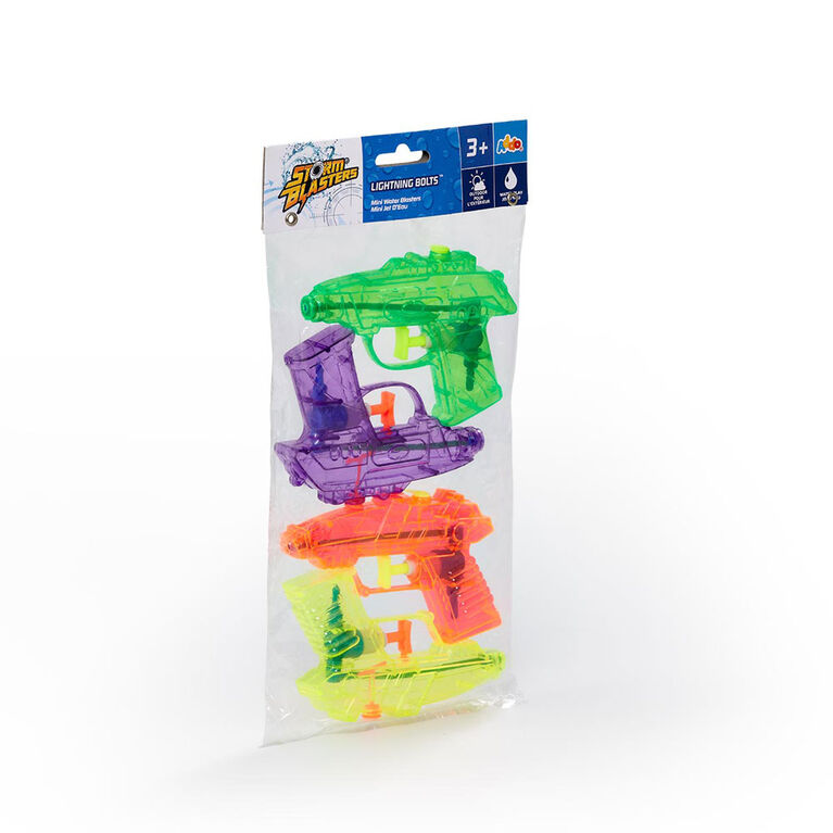 4 Mini Water Blasters - R Exclusive