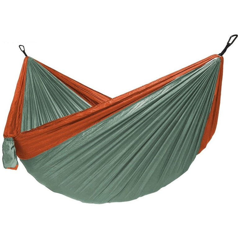 Hurley Uno Hammock 108"x54" With Strap, Light Green/Orange