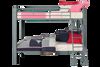 DHP Twin over Twin Bunk Bed -  Silver