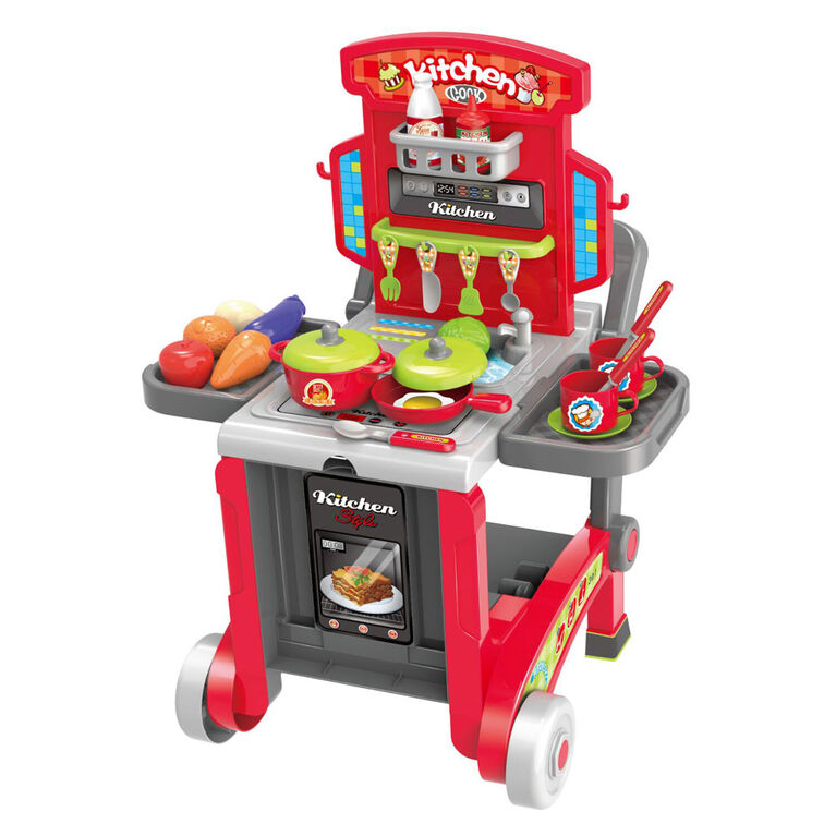 Toy Chef 3-In-1 Children's Full-Size Kitchen