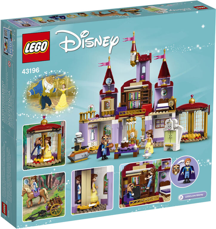 LEGO Disney Princess Belle and the Beast's Castle 43196 (505 pieces)