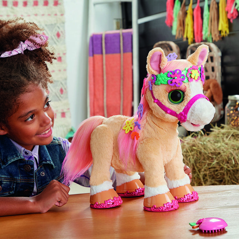 furReal Cannelle mon poney coquet, peluche électronique et interactif de 35,5 cm