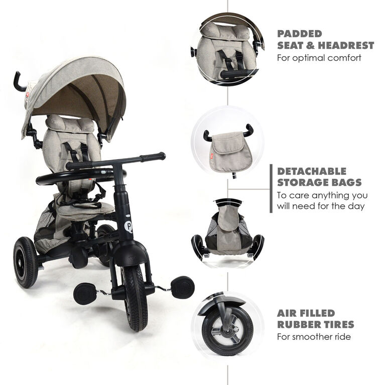 Rito Plus Folding Stroller /Trike Grey