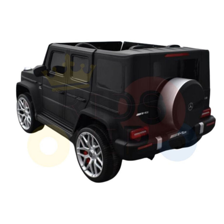 KidsVip 24V Enfants et Tout-Petits Mercedes G Series 4x4 Voiture Eléctrique avec Commande à Distance - Noir Mat