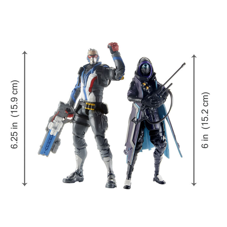 Overwatch Ultimates Series Soldier: 76 and Shrike Ana Skin Dual Pack