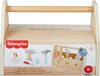 Fisher-Price Wooden Tool Box Set for Preschool Pretend Play, 9 Wood Pieces