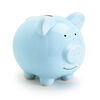 Pearhead Ceramic Piggy Bank - Blue - English Edition