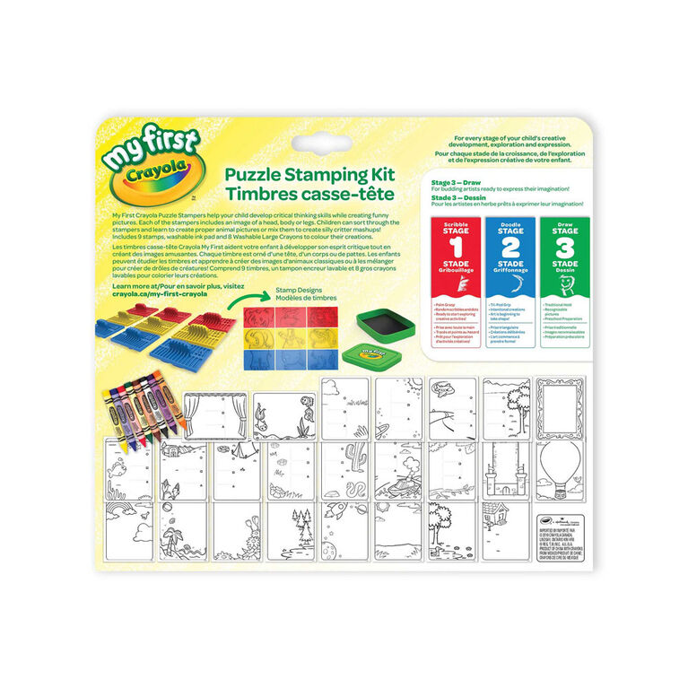 My First Crayola Puzzle Stamping Kit