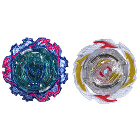 Beyblade Burst QuadStrike Gambit Dragon D8 and Ambush Achilles A8 Spinning Top Dual Pack, Battling Game Top Toy