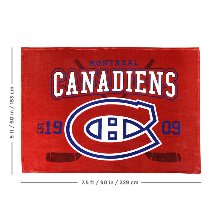NHL Montreal Canadiens Arena Blanket, 66" x 90"