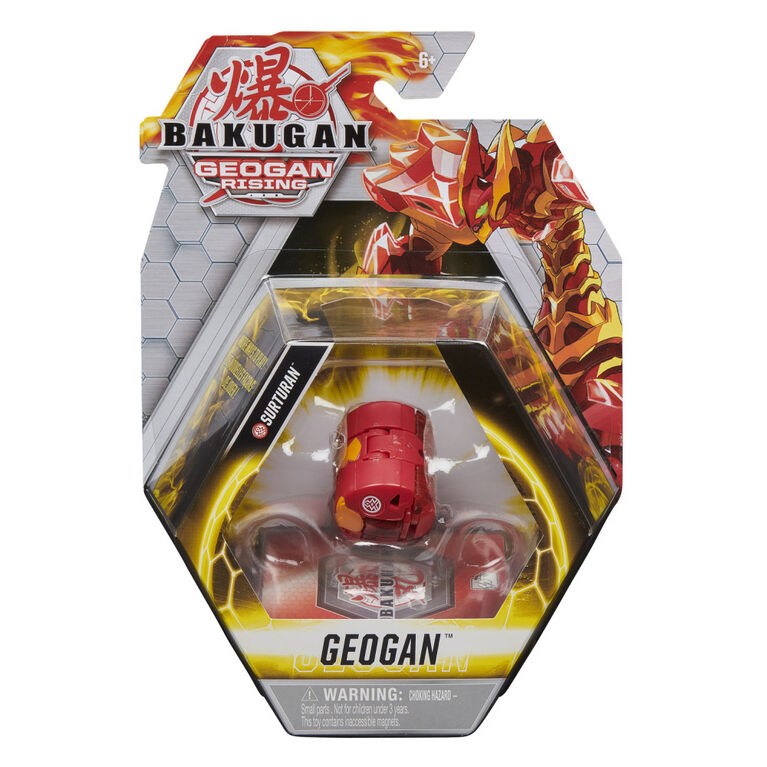Bakugan Geogan, Surturan, Geogan Rising Collectible Action Figure and Trading Cards