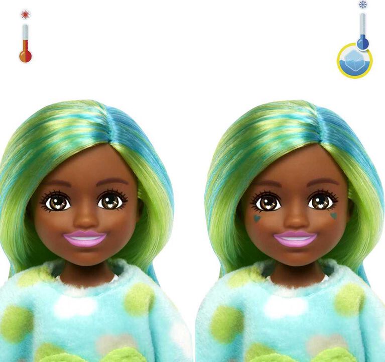 Barbie Cutie Reveal Chelsea Doll and Accessories, Jungle Series, Elephant-Themed Small Doll Set