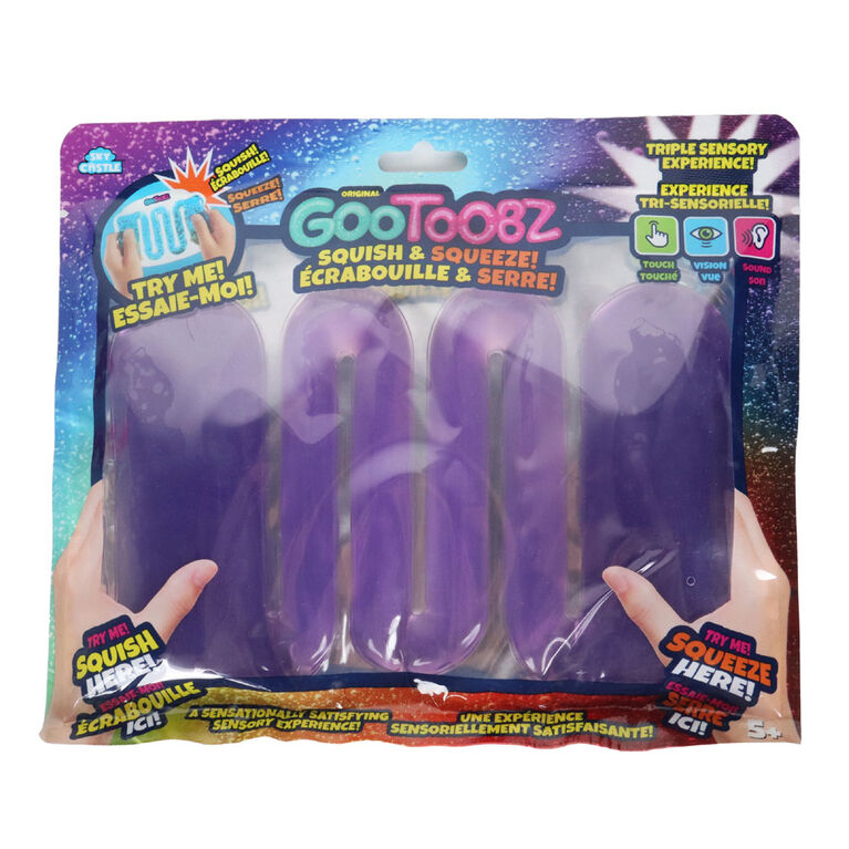 GooToobz Fidget Sensory Toy - Pearl Swirl Purple